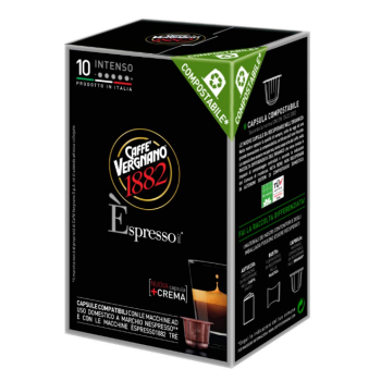 Caffè Vergnano 1882 Èspresso Intenso Capsule (Nespresso® Compatible)