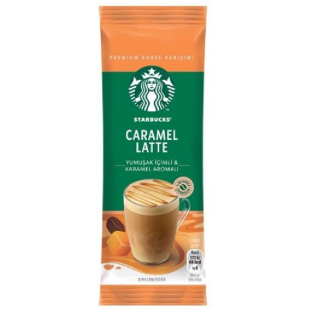 Caramel Latte Sachets| Instant | Starbucks® Coffee ( 1 Stick)