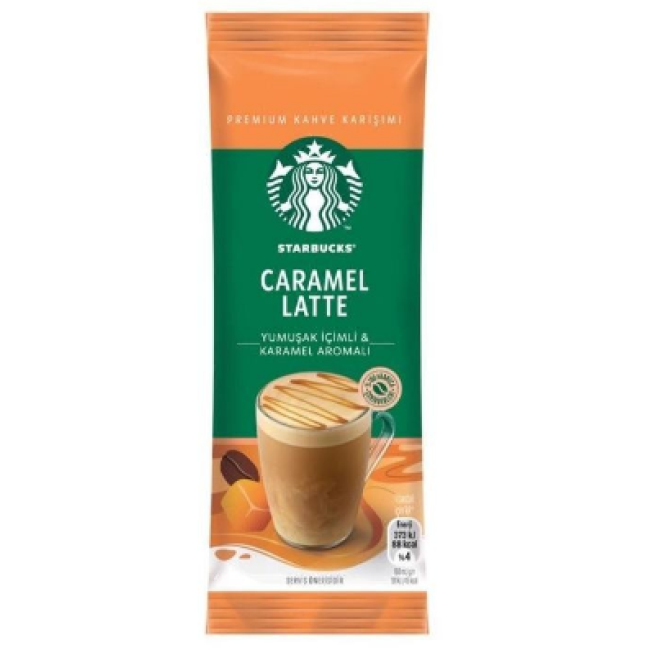 Caramel Latte Sachets| Instant | Starbucks® Coffee ( 1 Stick)